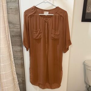 Wilfred Terracotta Blouse